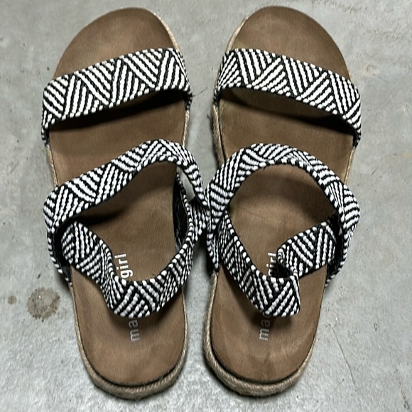Madden Girl Shoes - Madden Girl Cybell Peep Toe‎ Sling Back Espadrilles sz 8.5 / Uu-4